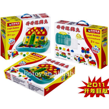 Logic Rabbit juguetes de educación de plástico para niños juguetes de plástico para niños